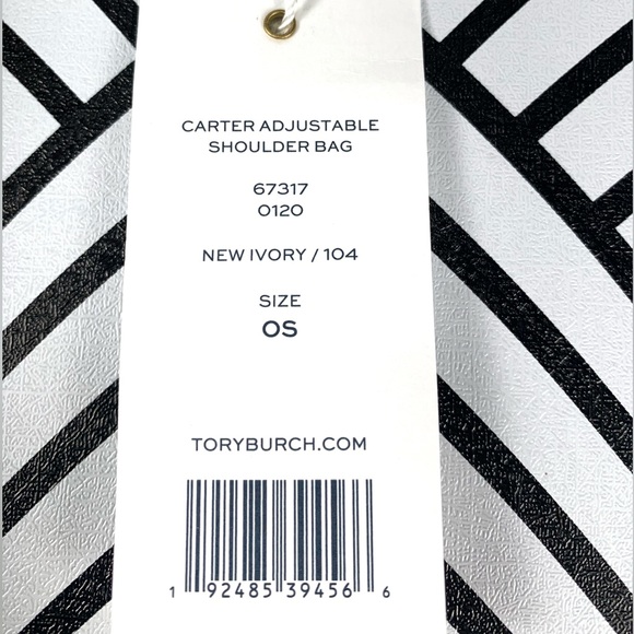 Tory Burch Carter Shoulder Bag in New Ivory - Picture 8 of 8